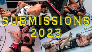 Top MMA Submissions 2023 part 2 [upl. by Mamie]