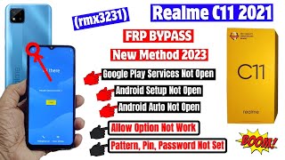 Realme C11 2021 Frp unlock  New Security 2023  rmx3231 Frp Bypass  Android 11 [upl. by Haff]