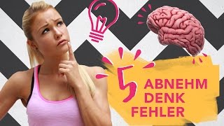 Top 5 DENKFEHLER beim Abnehmen  Selbstsabotage verhindern  Sophia Thiel [upl. by Vey]