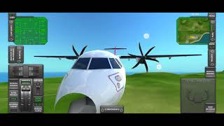 UsBangla Airlines Flight 211 crash recreation in Turboprop Flight SimulatorTFS [upl. by Arteid769]