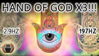 HAND OF GOD 3X THE POWER IN 5 MINTHE MOST POWERFUL PROTECTION AGAINST FEAR AND DOUBT  DELTA HZ [upl. by Jayne994]