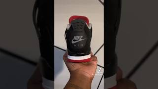 bred 4s —2019 GS pair 🖤 jordan4 sneakers beautifu1sole [upl. by Omora978]