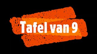 Tafel van 9 oefenen [upl. by Yrrah]