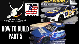 How To Build The New Salvinos JR Models NASCAR Next Gen Camaro Part5 Ep214 [upl. by Yeslaehc286]