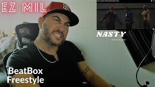 Ez Mil  Beatbox Freestyle  First Time Ever Reacting REALLY Good [upl. by Mensch]