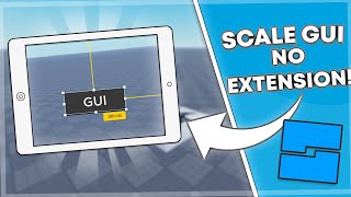 How to Scale UI for all Devices on ROBLOX NO EXTENSIONSPLUGINS [upl. by Jet857]