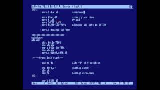 Amiga Hardware Programming 5  One copper to rule the screen [upl. by Eetnod784]