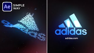 After Effects Tutorial Particles Logo amp Text Animation  Simple Way  No Plugin [upl. by Norval]