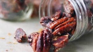 Easy Recipe  Honey Roasted Pecans [upl. by Adikam]