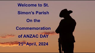 ANZAC Day  25 April 2024 [upl. by Eustazio]