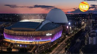 Tele2 Arena SkyView Ericsson Globe Stockholm Sweden skyView sverige Tele2Arena [upl. by Nade270]