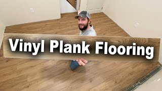 How to Install Vinyl Plank Flooring  Lifeproof LVP [upl. by Nevram]