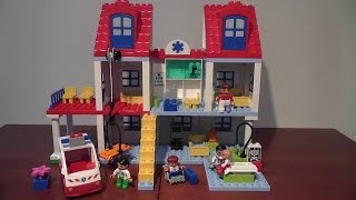 unboxing LEGO DUPLO 5795 SZPITAL MIEJSKI rozpakowanie [upl. by Adnohral]