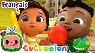 Oui oui Les fruits  CoComelon en Français  Chansons pour bébés [upl. by Nolram]