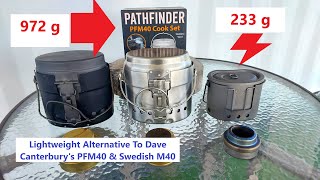 Titanium quotMini M40quot Alternative To Dave Canterburys PFM40 And The Swedish Mess Kit [upl. by Adoree952]