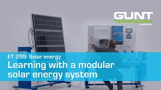 Innovative teaching methods for renewable energies ET 255 a modular solar energy system [upl. by Ttiwed42]