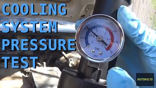 How to Find a Coolant Leak Cooling System Pressure Test Kit [upl. by Anchie]