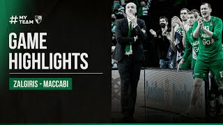 Zalgiris  Maccabi  Game Highlights  20220201 [upl. by Eelirak]