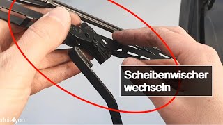 Scheibenwischer wechseln  DIY  How To  TUTORIAL [upl. by Airottiv]