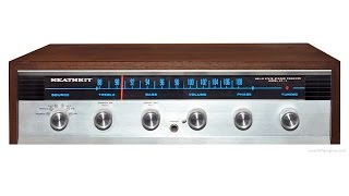 Vintage Heathkit AR14 solidstate stereo receiver [upl. by Ellek]