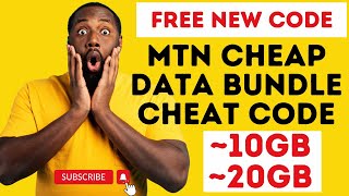 MTN 10GBGhc27 Data Bundle New Secret Cheat Code mtn mtnghana zonebundle freeinternet freedata [upl. by Jephum]