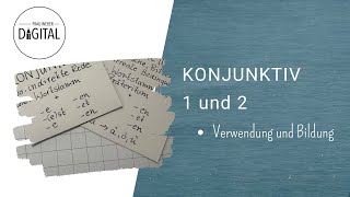 Konjunktiv 1und 2  die Basics schnell erklärt [upl. by Retxed]