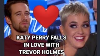 Katy Perry falls in love Trevor holmes American idol [upl. by Gilliam]