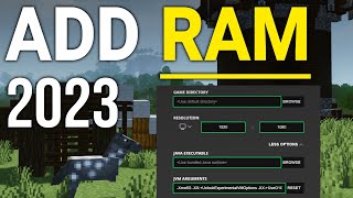 How To Allocate More RAM to Minecraft Java Edition in 2023 [upl. by Ihpen25]