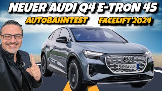 Neuer Audi Q4 etron 45 im ersten Test und Neueröffnung Audi Charging Hub Frankfurt mit top Infos [upl. by Ahsyen]