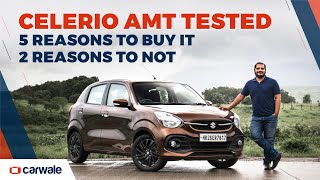 Maruti Celerio AMT  5 Reasons to Buy It 2 Reasons to Not [upl. by Nalda916]