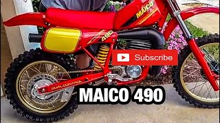 Maico 490 2 Stroke  Vintage Motocross [upl. by Brenton]