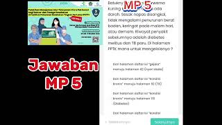 Jawaban Tes Formatif MP 5 Batch2  Pelatihan Manajemen Alur Pelayanan di FKTP [upl. by Terrijo]