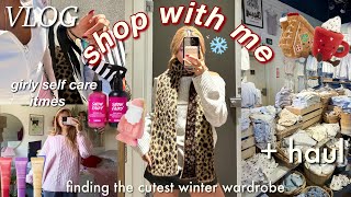 SHOPPING VLOG🧣⭐️ finding the CUTEST winter wardrobe hollister TJ Maxx cotton on lush etc [upl. by Trik929]