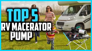 ▶️Top 5 Best RV Macerator Pump of 2024 [upl. by Jehu]