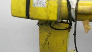 Used Yale 1 Ton Hoist model KEL115TH15S1  Stock 42219053 [upl. by Sugna]