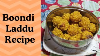 Navratri Special Boondi Ke Laddu  Easy Laddu Recipe [upl. by Nnylsor89]