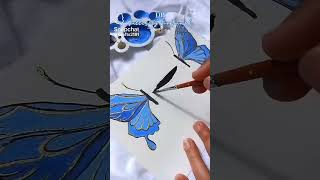 Diy paper bookmark shortvideo like subscribe my channelviralvideo gift for myfriend for butterfly [upl. by Ina]