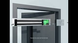 YLI ELECTRONIC LOCK Single Door Electromagnetic Lock video of installation [upl. by Asilanom658]