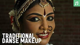 Bharata Natyam Traditional Makeup for the indian traditional dance [upl. by Ytrebil]