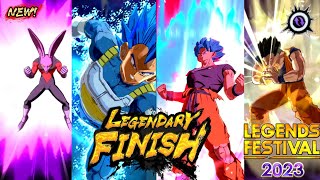 Ultimate Legends Festival 2023 4New Sparking Characters Reveal TomorrowDragon Ball Legends Concept [upl. by Bibby]