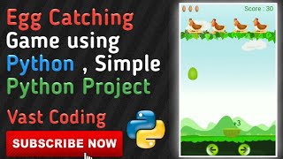 Python Project  Egg Catching Game using Python Programming  Python in Pydroid3 Android  shorts [upl. by Sandi46]