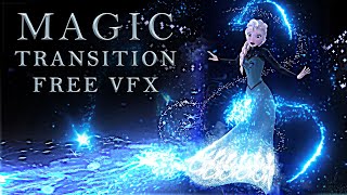 Ice Magic Transformation ◈ FREE effect Overlay Magic Particles Transition ◈ Frozen Inspired Power [upl. by Dorran]