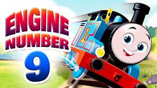 Engine Engine Number 9Nursery RhymesKids RhymesEnglish RhymesKidsSongsWatch and Learn [upl. by Tien]