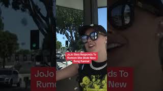 JoJo Siwa Responds To Rumors She Stole New Song Karma [upl. by Rhyne]