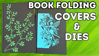 Book Folding Covers  Decorate with Dies [upl. by Kirschner739]