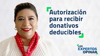 Autorización para recibir donativos deducibles [upl. by Anazus]