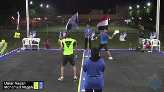 Omar Nagah VS Mohamed Nagah  Heliopolis Speedball Open 2016  Mens Final [upl. by Schurman976]