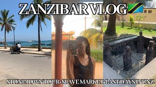 ZANZIBAR VLOG pt3🇹🇿STONETOWN TOUR SLAVEMARKET LAST DAYS IN ZNZ ZIMBABWEAN YOUTUBER💕 [upl. by Sirama]