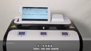 Hipro HbA1c Test Kit Operation HPAFS3 [upl. by Sumaes]