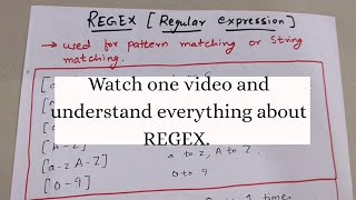 REGEX REGULAR EXPRESSIONS WITH EXAMPLES IN DETAIL  Regex Tutorial [upl. by Einahpts428]